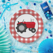 Borden voor landentractorpartijpapier papieren bordje (Feest)
