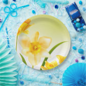 Borden voor lentedafodil paaspapier papieren bordje (Feest)