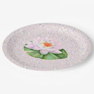 Borden voor Lily Water Papieren Bordje