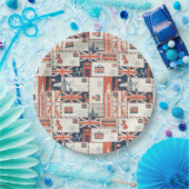 Borden voor London Post Paper Papieren Bordje (Feest)