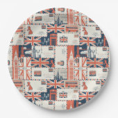 Borden voor London Post Paper Papieren Bordje (Voorkant)