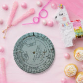 Borden voor luchtvaartnavigatie papieren bordje (Feest)