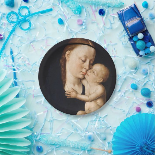 Borden voor Maagd en Kind- en Kerstfeestdagen Papieren Bordje (Feest)