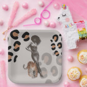 Borden voor mode van vrouwen papieren bordje (Feest)