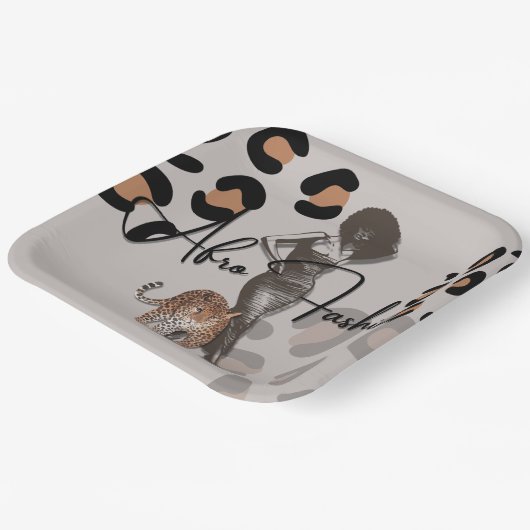 Borden voor mode van vrouwen papieren bordje (Gebogen)