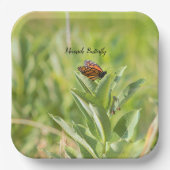 Borden voor monoboogvlinderpapier papieren bordje (Voorkant)