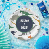 Borden voor multidinosauruspapier papieren bordje (Feest)