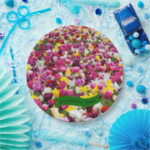 Borden voor multikleurentapijten papieren bordje (Feest)