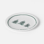 Borden voor neuspijnboompapier papieren bordje (Gekanteld)