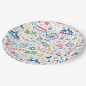 Borden voor Newport Harbour Paper Papieren Bordje (Gekanteld)