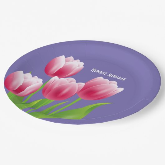 Borden voor nieuwjaarsfeesten in Perzisch jaar Papieren Bordje (Gekanteld)