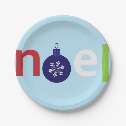 Borden voor noelpapier papieren bordje (Voorkant)