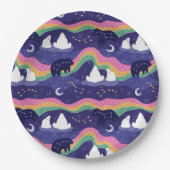 Borden voor noord lichtpapier papieren bordje (Voorkant)