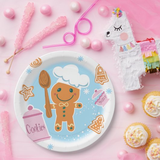 Borden voor ontbijtkoek papieren bordje (Feest)