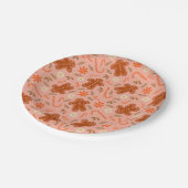 Borden voor ontbijtkoek papieren bordje (Gekanteld)