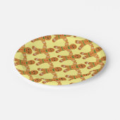 Borden voor ontbijtkoek papieren bordje (Gekanteld)