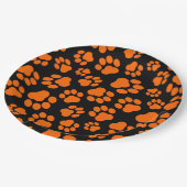 Borden voor Oranje- en zwart-witpapier Papieren Bordje (Gekanteld)