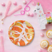 Borden voor Oranje partijpapier Papieren Bordje (Feest)