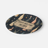 Borden voor oudejaarsavond - Champagne Design Papieren Bordje (Gekanteld)