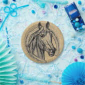 Borden voor -paardencamerapapier papieren bordje (Feest)