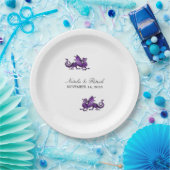 Borden voor Paarse drakenweddenschappen Papieren Bordje (Feest)