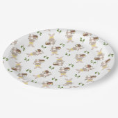 Borden voor paasbundelpapier papieren bordje (Gekanteld)