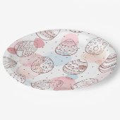 Borden voor paaseieren papieren bordje (Gekanteld)