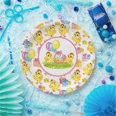 Borden voor paaswitpapier papieren bordje (Feest)