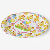 Borden voor paaswitpapier papieren bordje (Gekanteld)