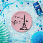 Borden voor papierpapier voor Eiffeltoren in Parij Papieren Bordje (Feest)