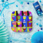 Borden voor passeerpapier papieren bordje (Feest)