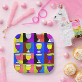 Borden voor passeerpapier papieren bordje (Feest)