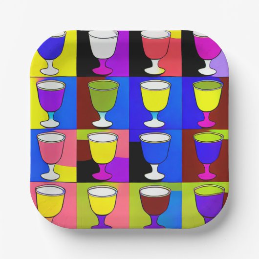 Borden voor passeerpapier papieren bordje (Voorkant)