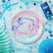 Borden voor pasta-Baby shower Papieren Bordje (Feest)