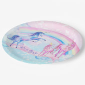 Borden voor pasta-Baby shower Papieren Bordje (Gekanteld)