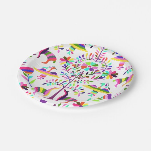 Borden voor pastollingsrechten Otomi-afdrukpapier Papieren Bordje (Gekanteld)