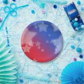 Borden voor patriottisch stars papier papieren bordje (Feest)