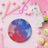 Borden voor patriottisch stars papier papieren bordje (Feest)