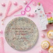 Borden voor persoonlijke plattegronden papieren bordje (Feest)