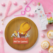 Borden voor Pet en gereedschapskistpapier voor de  Papieren Bordje (Feest)