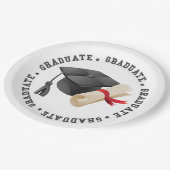 borden voor Pet en graden van afstudeerder Papieren Bordje (Gekanteld)