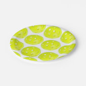 Borden voor Pickleball Paper Papieren Bordje (Gekanteld)