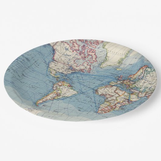 Borden voor  plattegrond papieren bordje (Gekanteld)