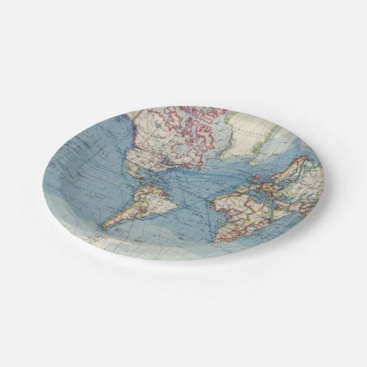 Borden voor  plattegrond papieren bordje (Gekanteld)