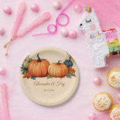 Borden voor pompoenopstelling papieren bordje (Feest)