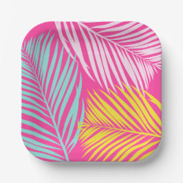 Borden voor poolpapier | Pool Party decor Papieren Bordje