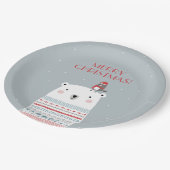 Borden voor pootisch Beer Papieren Bordje (Gekanteld)