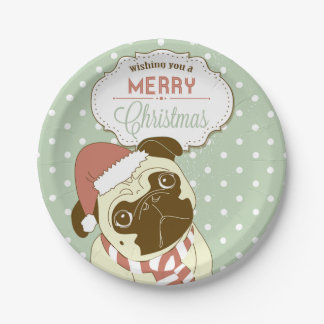 Borden voor prettige kerstcadeautjes papieren bordje