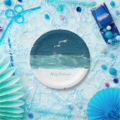 Borden voor prettige kerstgolven papieren bordje (Feest)