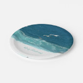Borden voor prettige kerstgolven papieren bordje (Gekanteld)